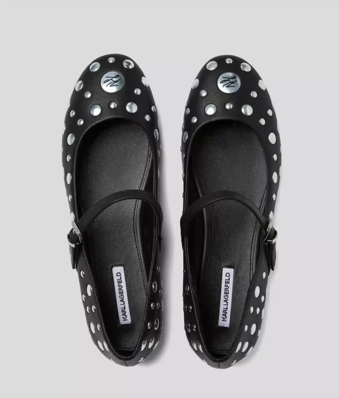 KARO MIRROR STUDS BALLERINAS