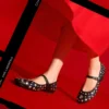 KARO MIRROR STUDS BALLERINAS