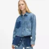 Kastig geschnittenes Jeanshemd Kastig geschnittenes Jeanshemd
