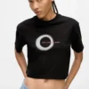 Kastiges T-Shirt mit Eclipse-Logo Kastiges T-Shirt mit Eclipse-Logo