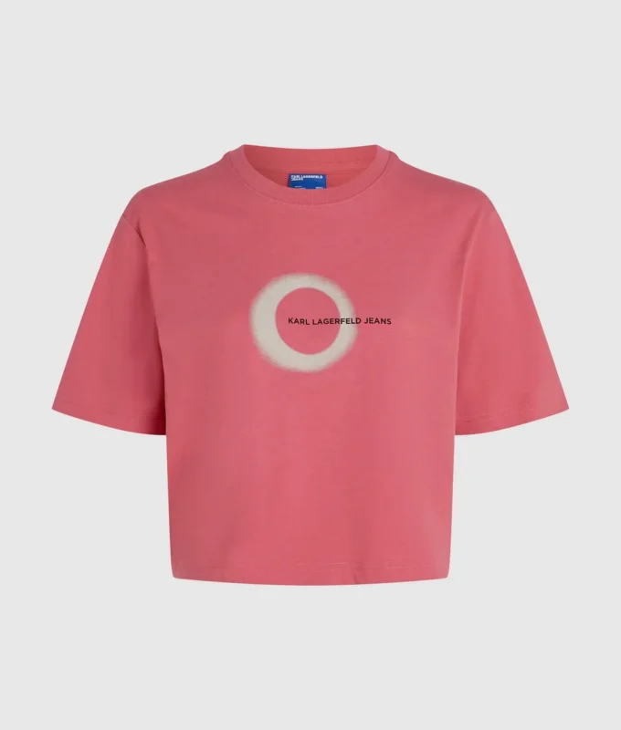 Kastiges T-Shirt mit Eclipse-Logo Kastiges T-Shirt mit Eclipse-Logo