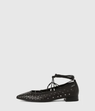 Kerrie Ballerina-Flats mit langen Schnürsenkeln