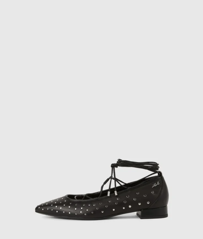 Kerrie Ballerina-Flats mit langen Schnürsenkeln Kerrie Ballerina-Flats mit langen Schnürsenkeln