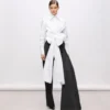 KL Studio Bluse mit Schleifendetail