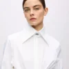 KL Studio Bluse mit Schleifendetail