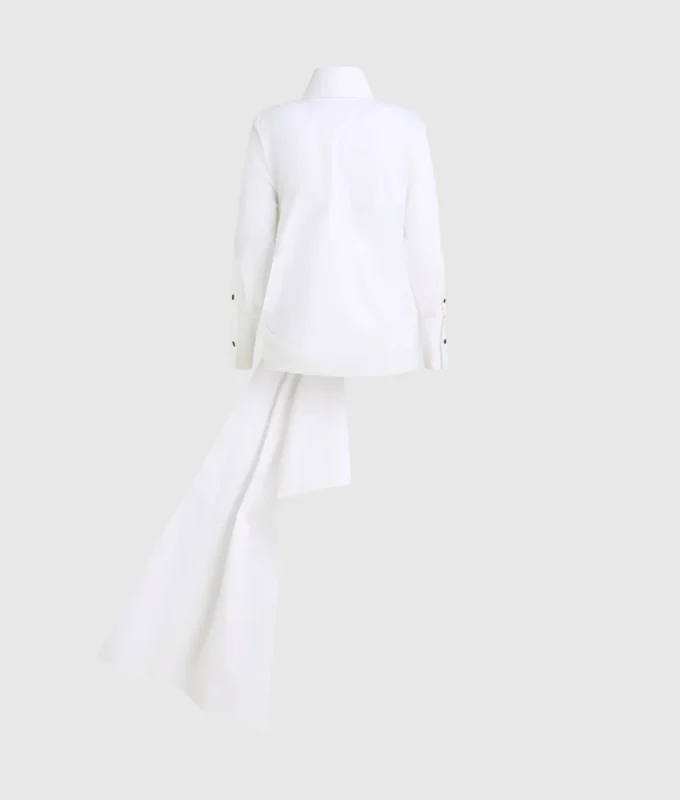KL Studio Bluse mit Schleifendetail