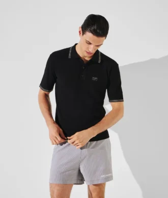 KL X BORSALINO STRICKPOLOSHIRT KL X BORSALINO STRICKPOLOSHIRT