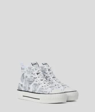 KL X JORGE PARRA HIGH-TOP SNEAKERS