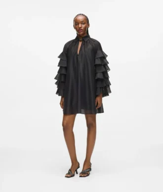 Kleid mit Rüschenärmeln Kleid mit Rüschenärmeln