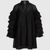 Kleid mit Rüschenärmeln Kleid mit Rüschenärmeln