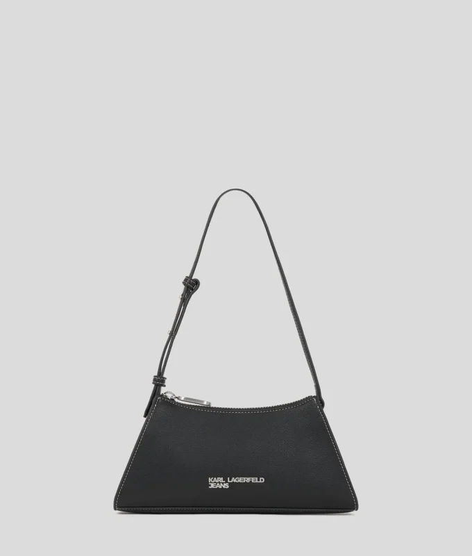KLEINE SCHULTERTASCHE MIT METALLLOGO KLEINE SCHULTERTASCHE MIT METALLLOGO