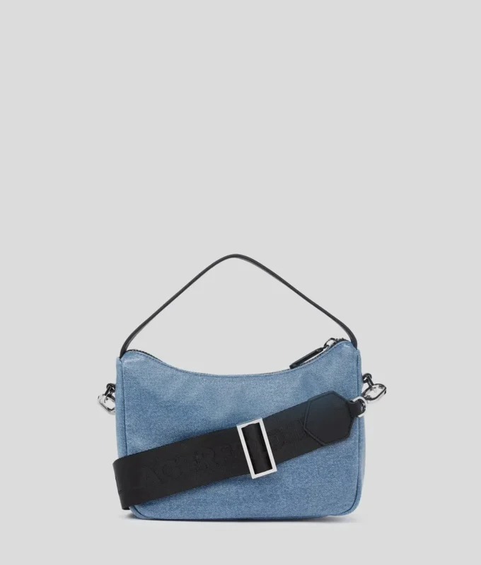 KLJ BOX LOGO COATED MINI HOBO BAG KLJ BOX LOGO COATED MINI HOBO BAG