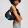 KLJ BOX LOGO HALF-MOON SHOULDER BAG KLJ BOX LOGO HALF-MOON SHOULDER BAG