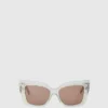 Klobige Logo-Sonnenbrille Klobige Logo-Sonnenbrille