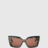 Klobige Logo-Sonnenbrille Klobige Logo-Sonnenbrille