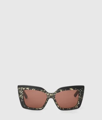 Klobige Logo-Sonnenbrille