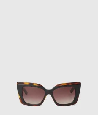 Klobige Logo-Sonnenbrille