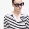 Klobige Logo-Sonnenbrille Klobige Logo-Sonnenbrille