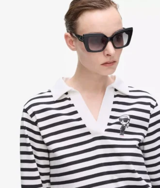 Klobige Logo-Sonnenbrille