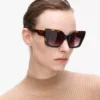 Klobige Logo-Sonnenbrille Klobige Logo-Sonnenbrille
