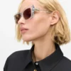 Klobige Logo-Sonnenbrille Klobige Logo-Sonnenbrille