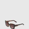 Klobige Logo-Sonnenbrille Klobige Logo-Sonnenbrille