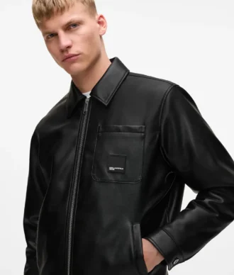 Kunstlederjacke