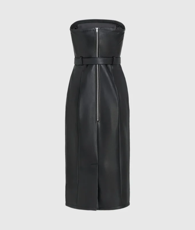 Kunstlederkleid Kunstlederkleid