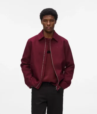 Kurze Jacke aus Wollmischung