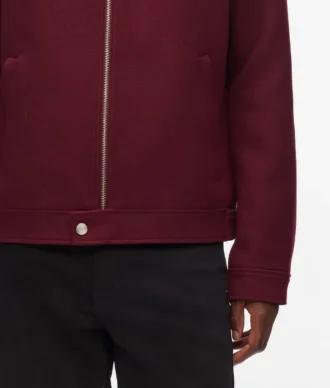Kurze Jacke aus Wollmischung