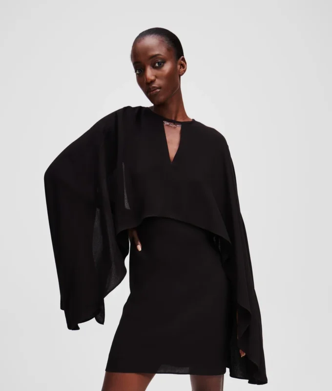 KURZES CAPE-KLEID