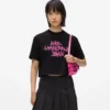 Kurzes Graffiti-T-Shirt