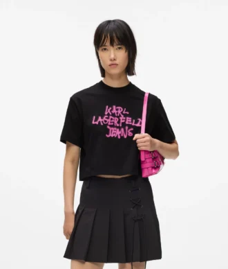 Kurzes Graffiti-T-Shirt