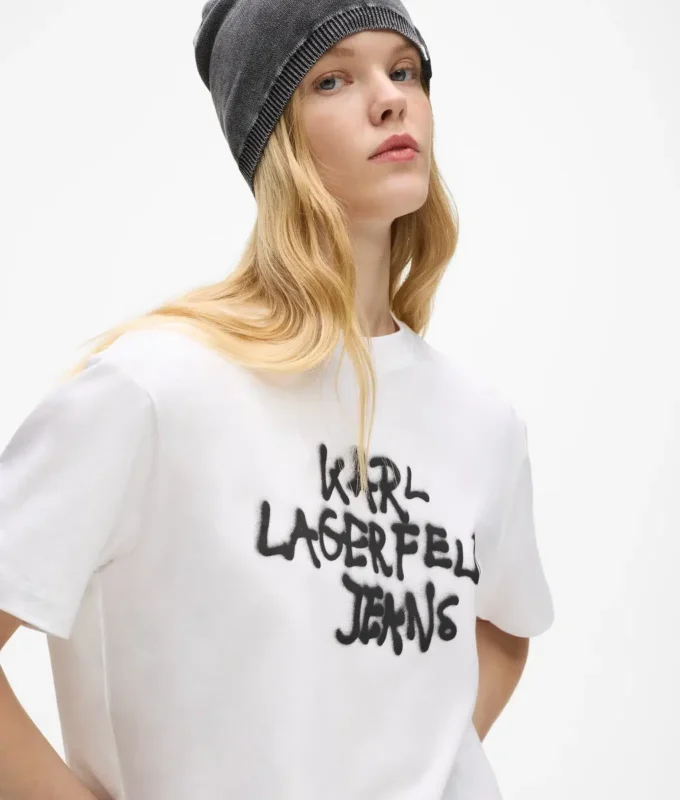 Kurzes Graffiti-T-Shirt