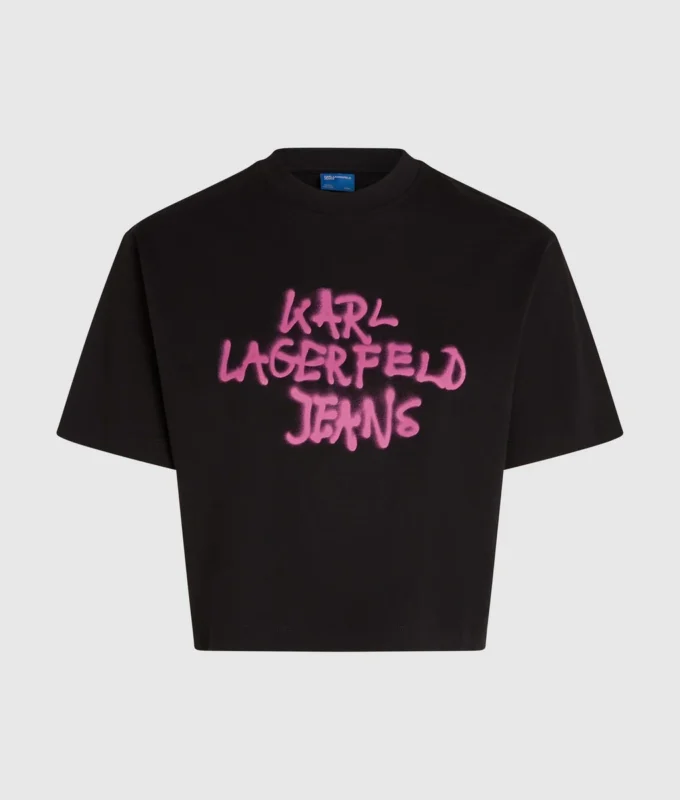Kurzes Graffiti-T-Shirt