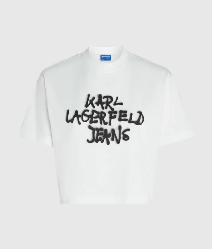 Kurzes Graffiti-T-Shirt