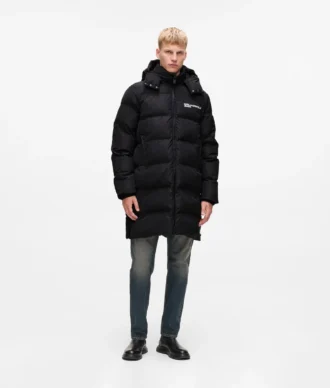 Lange Daunenjacke