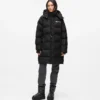 Lange Daunenjacke