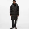 Lange Daunenjacke