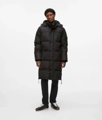 Lange Daunenjacke
