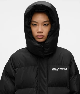 Lange Daunenjacke