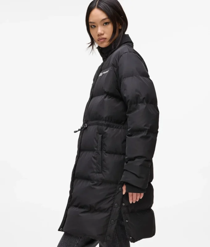Lange Daunenjacke