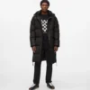 Lange Daunenjacke