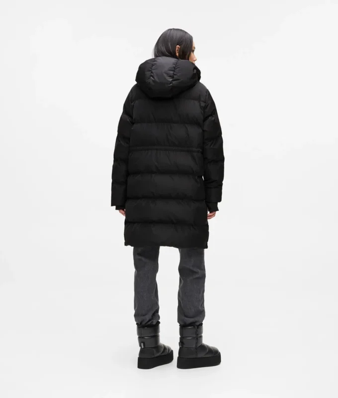 Lange Daunenjacke