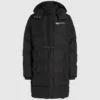 Lange Daunenjacke