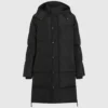 Lange Daunenjacke