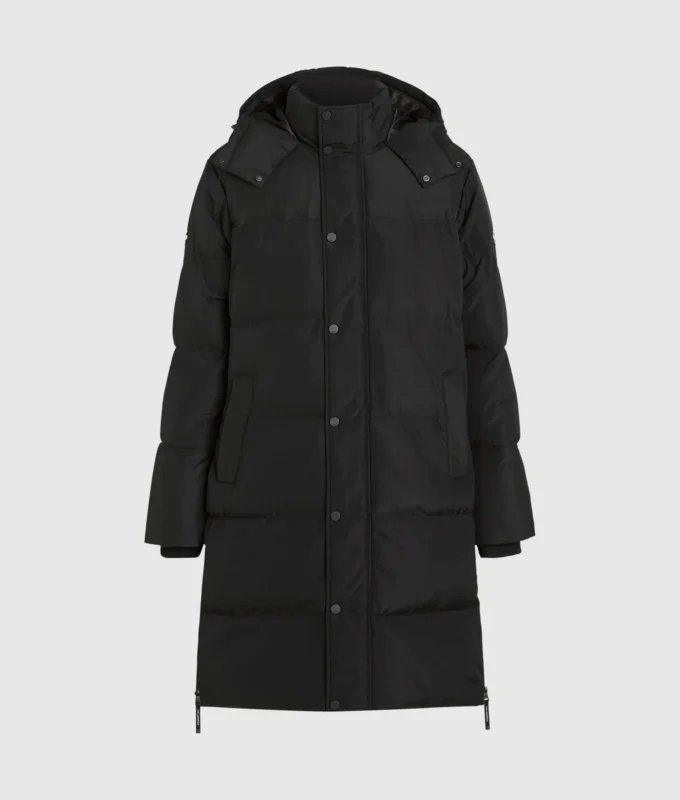 Lange Daunenjacke