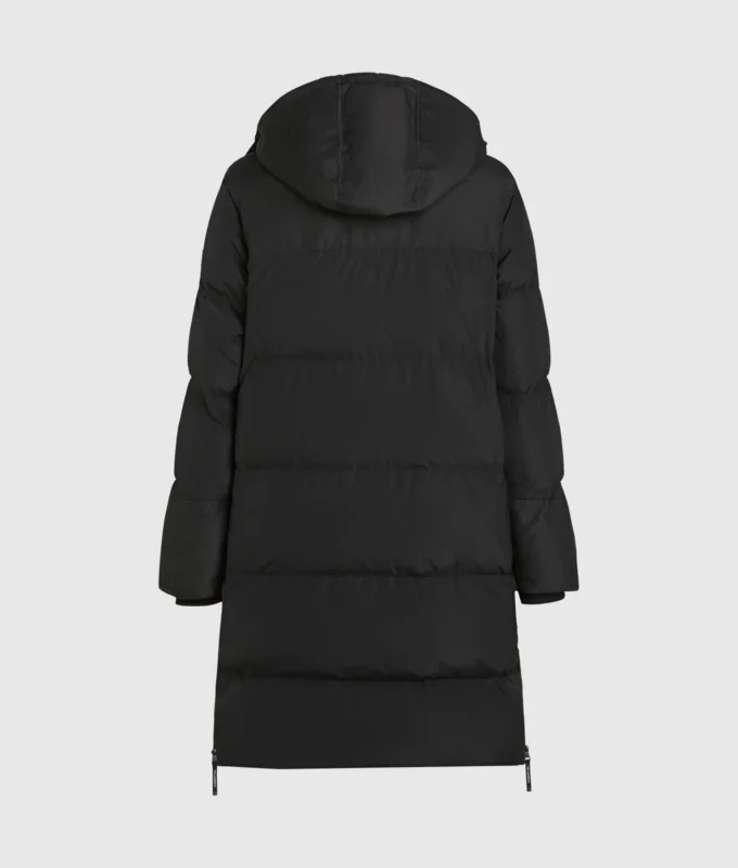 Lange Daunenjacke