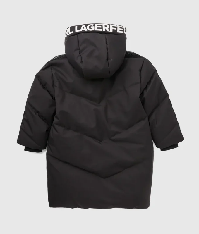 Lange Daunenjacke für Jungen