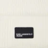 Lange Mütze mit Logo-Patch